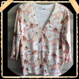 George button up sweater